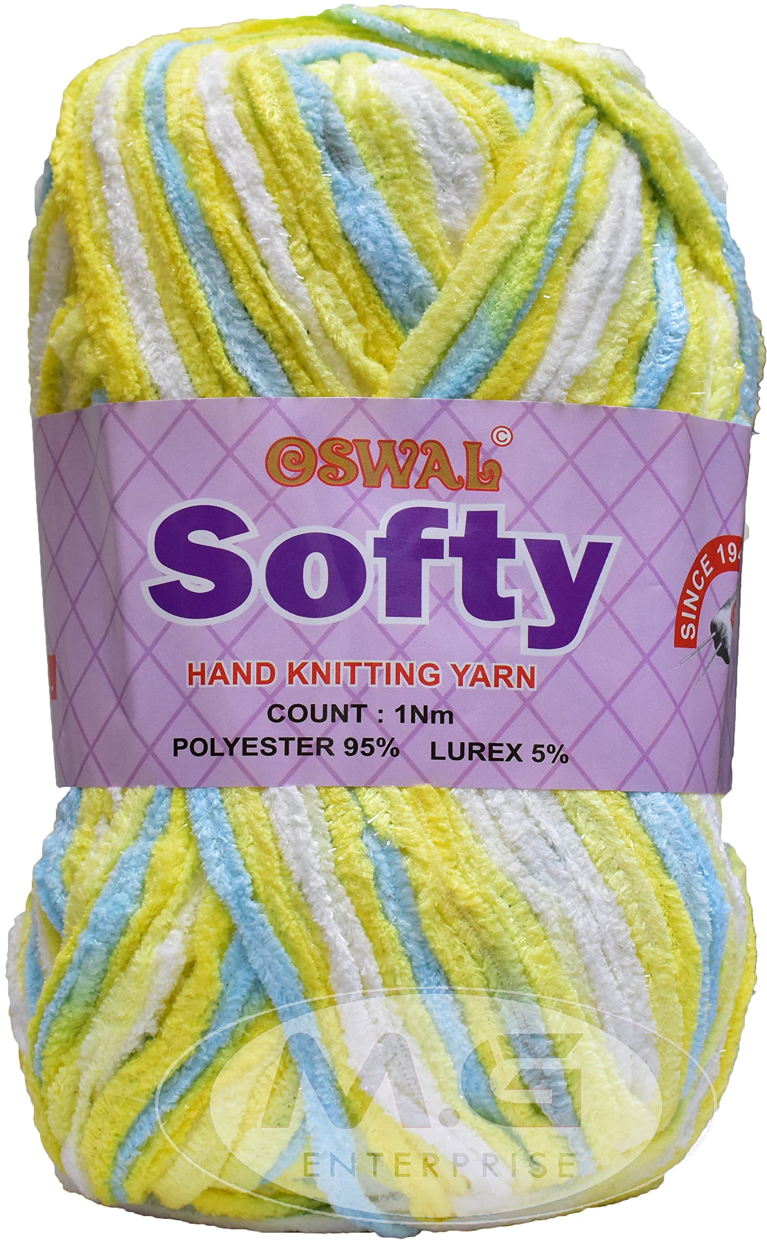 OSWAL Knitting Yarn Thick Chunky Wool, Softy Baba 600 GMS Best Used with Knitting Needles-GB Art-GGG