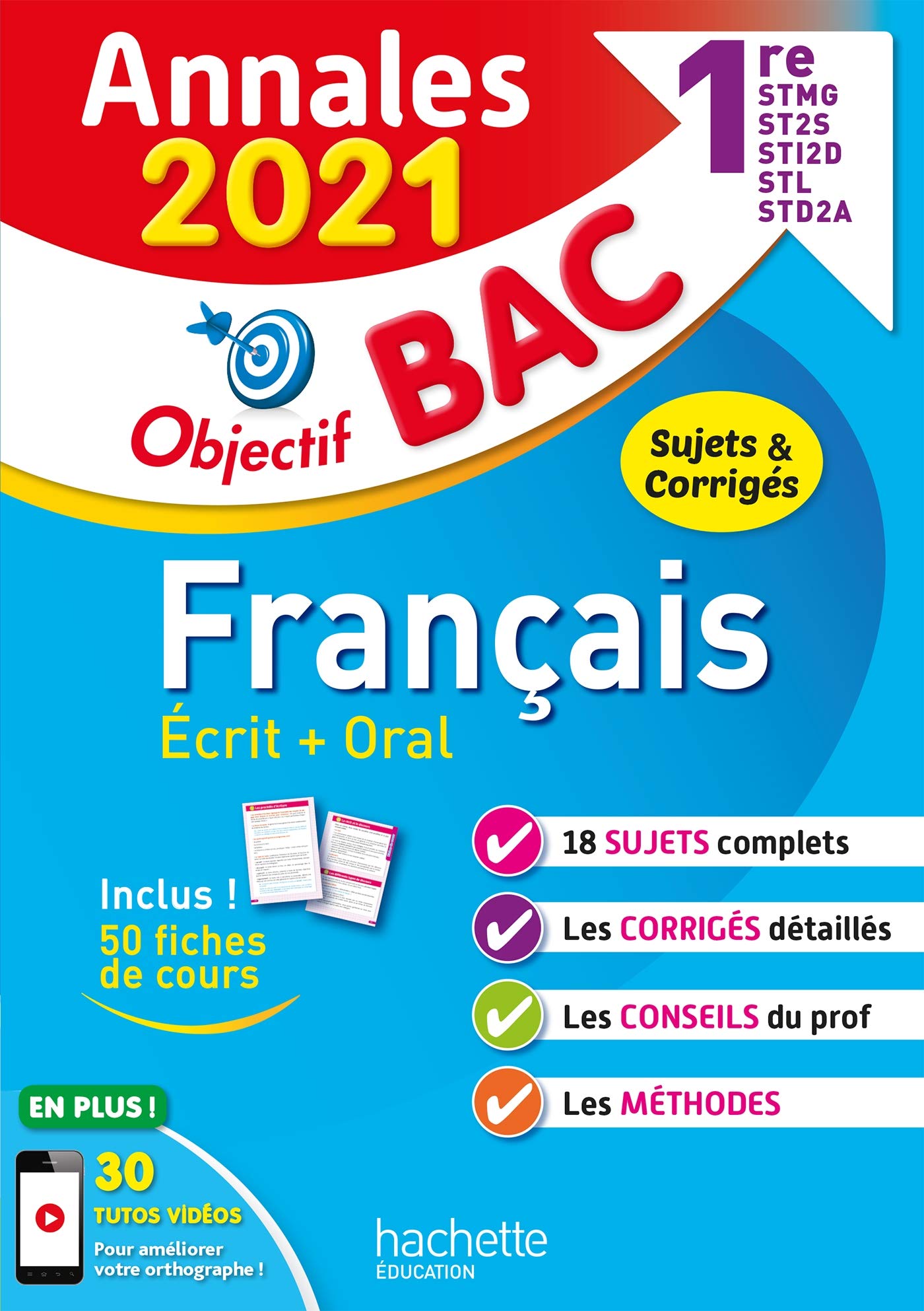 Sujet Bac Pro Français 2021 Corrigé Annales Bac 2021 Français 1res STMG - STI2D - ST2S - STL - STD2A - STHR :  Mazzucchelli, Franck: Amazon.ca: Livres