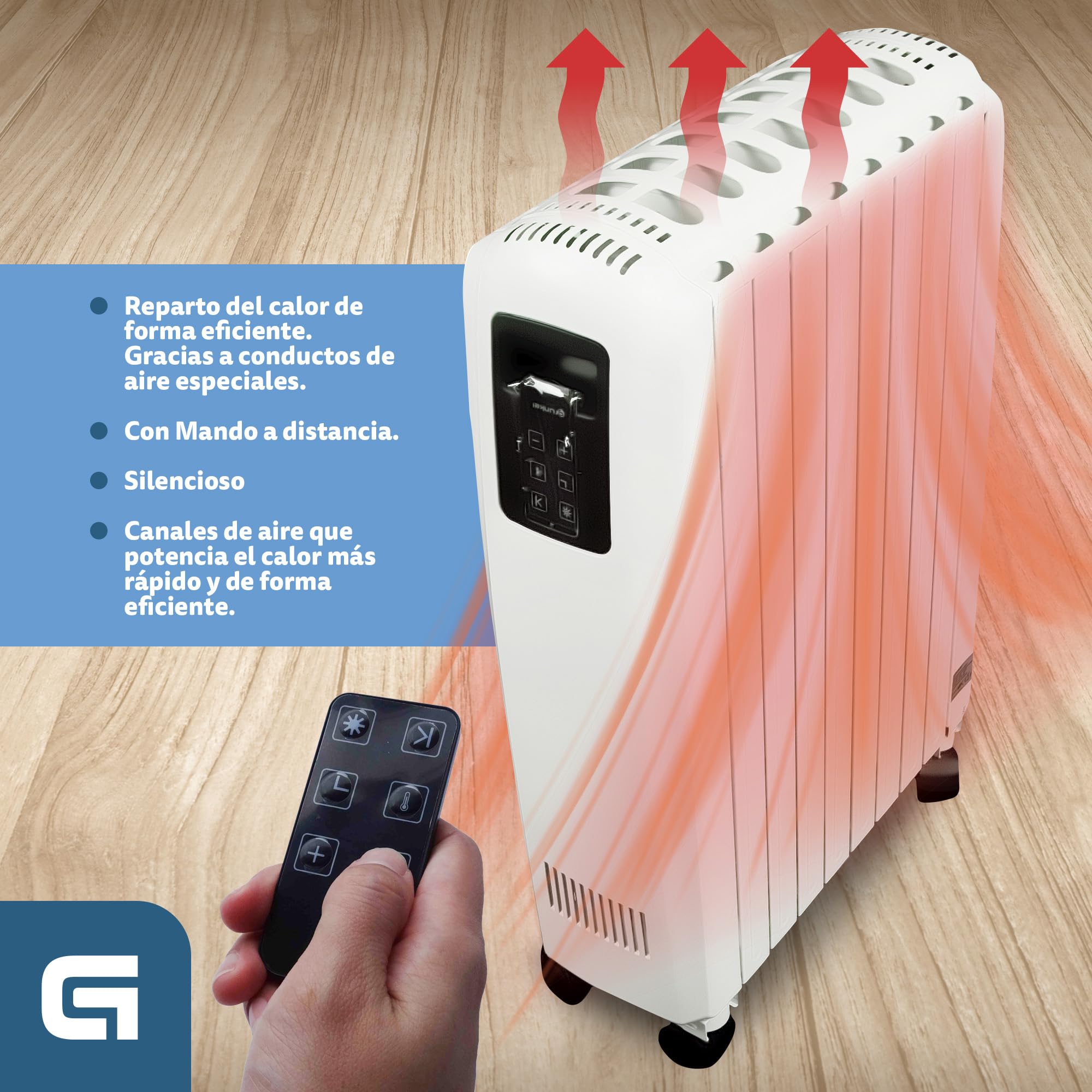 Delonghi Dragon Pro Radiador De Aceite Digital Grunkel 10