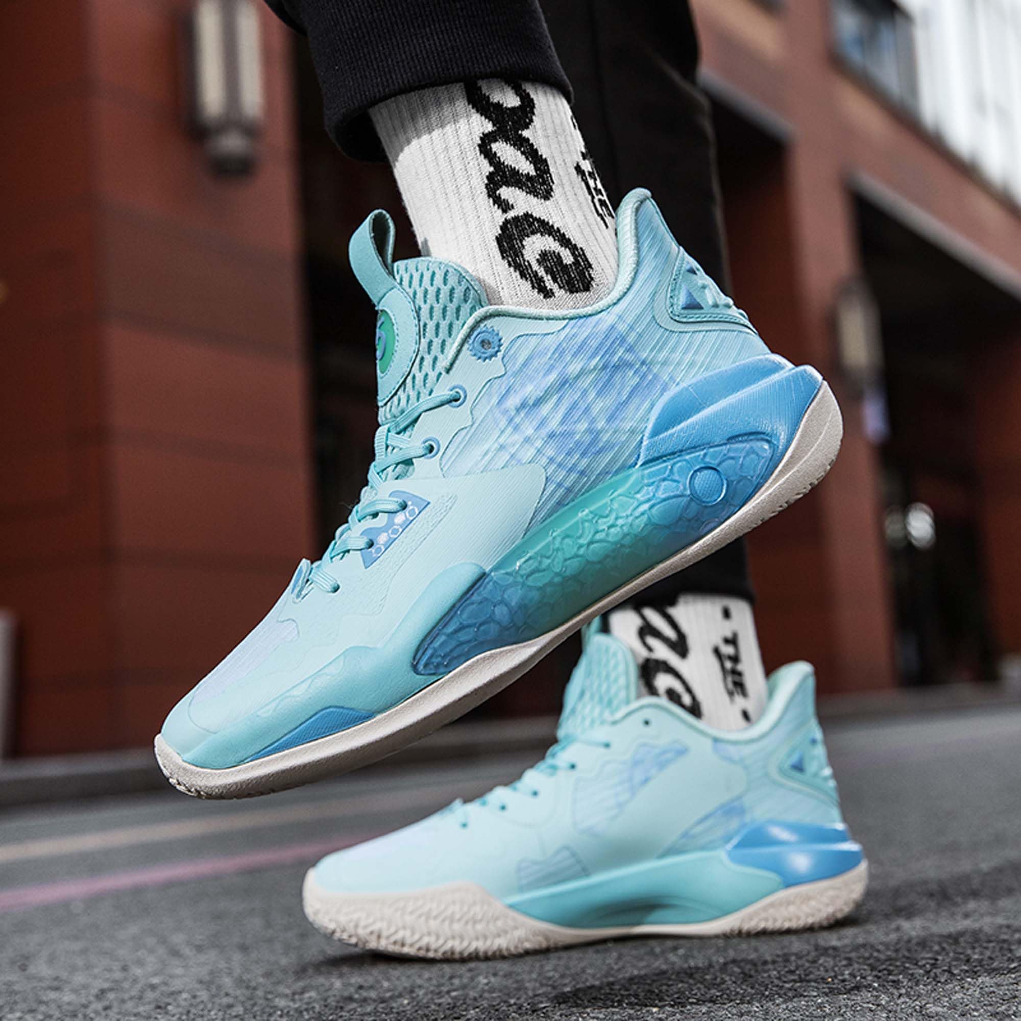 Zapatillas de Baloncesto Acolchadas de Alto Rendimiento for Hombre, Parte Superior Transpirable y Duradera, Soporte Ligero, Zapatillas Deportivas Elegantes