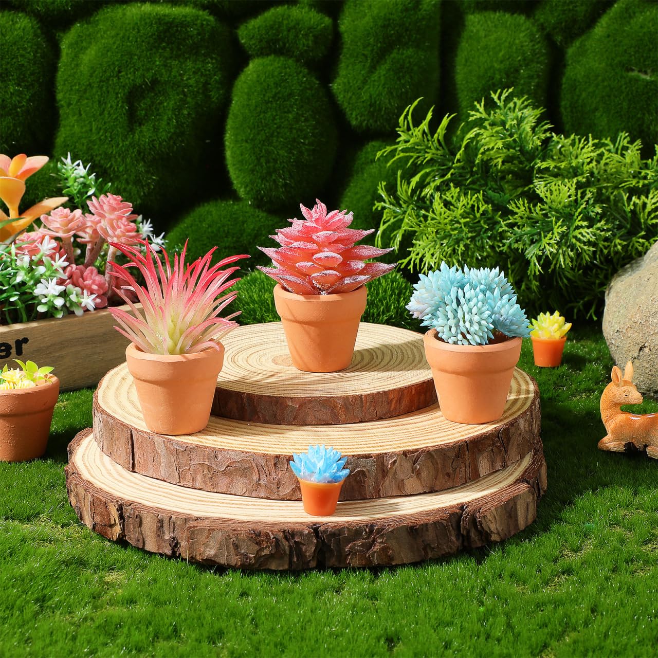 20 mini fioriere in terracotta da 3,5 cm, piccoli vasi per piante e fiori con fori di drenaggio per piante grasse, piccoli vasi per vivai, piante per piante, artigianato, bomboniere, scrivania