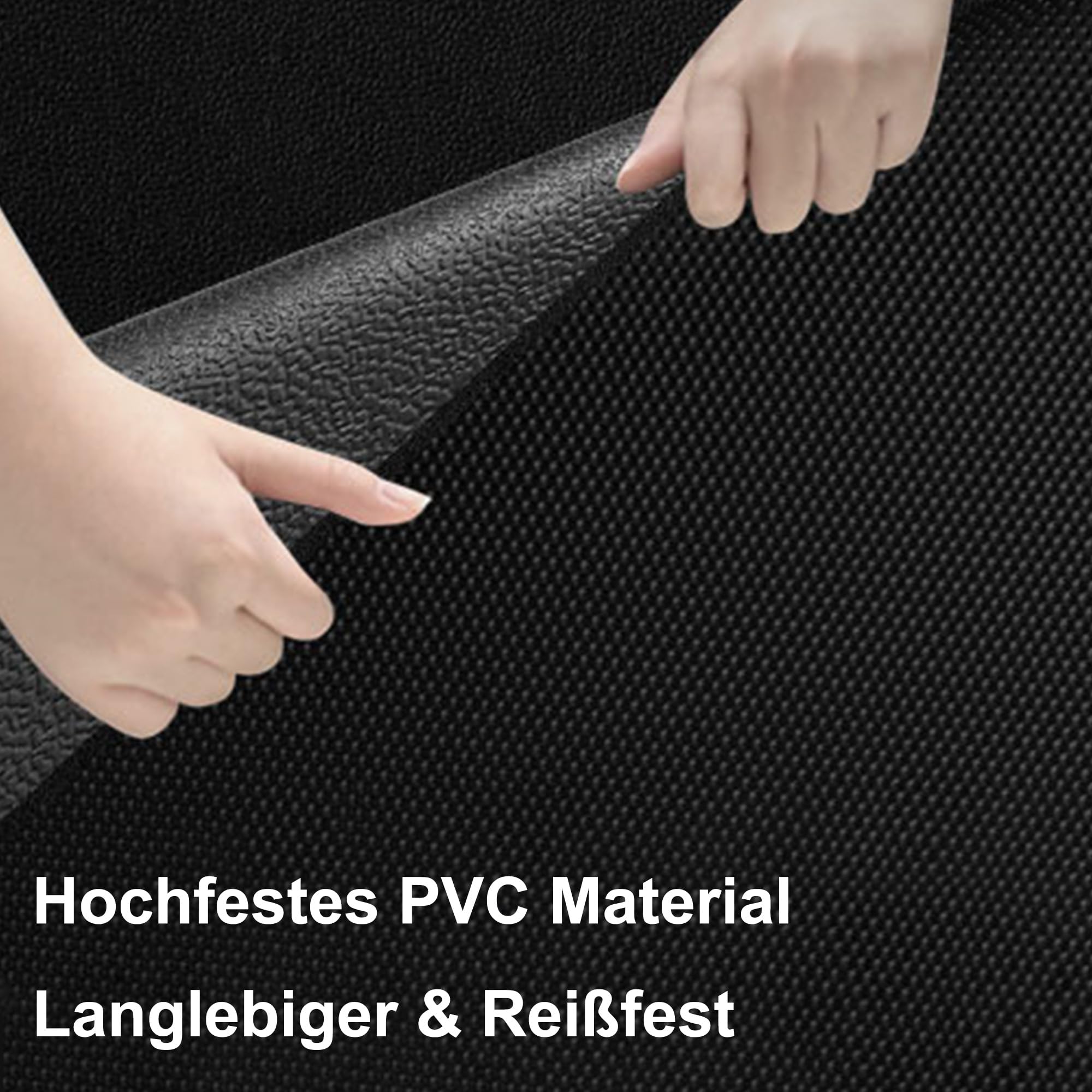 Laufbandmatte, Bodenschutzmatte 140x60 cm Faltbar, Hochdichte PVC zur Schalldämmung & Stoßdämpfung, Unterlage für Fitnessgeräte wie Laufband, Heimtrainer, Cross-Trainer
