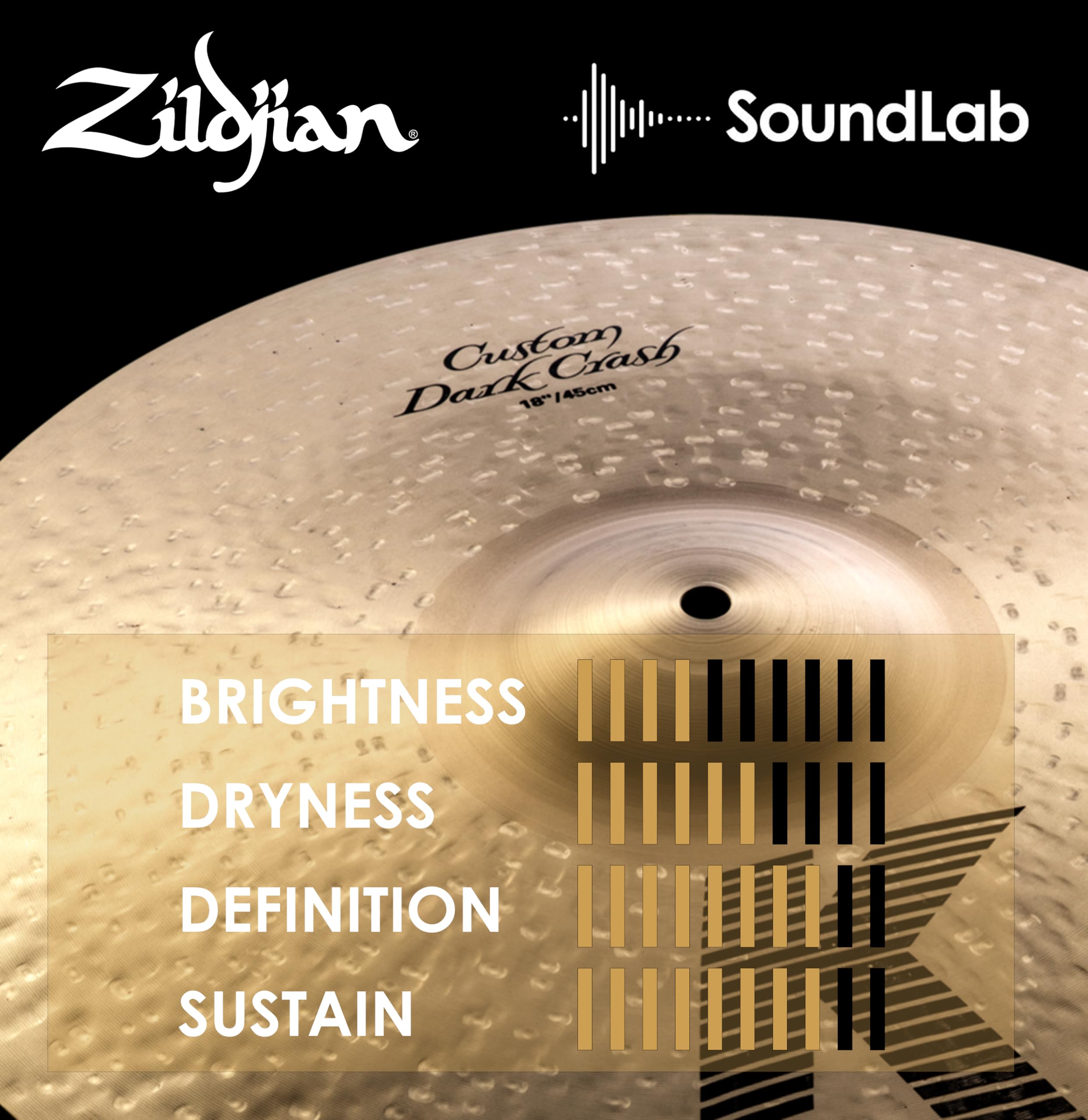 Zildjian K Custom 18-Inch Dark Crash Cymbal : Amazon.ca