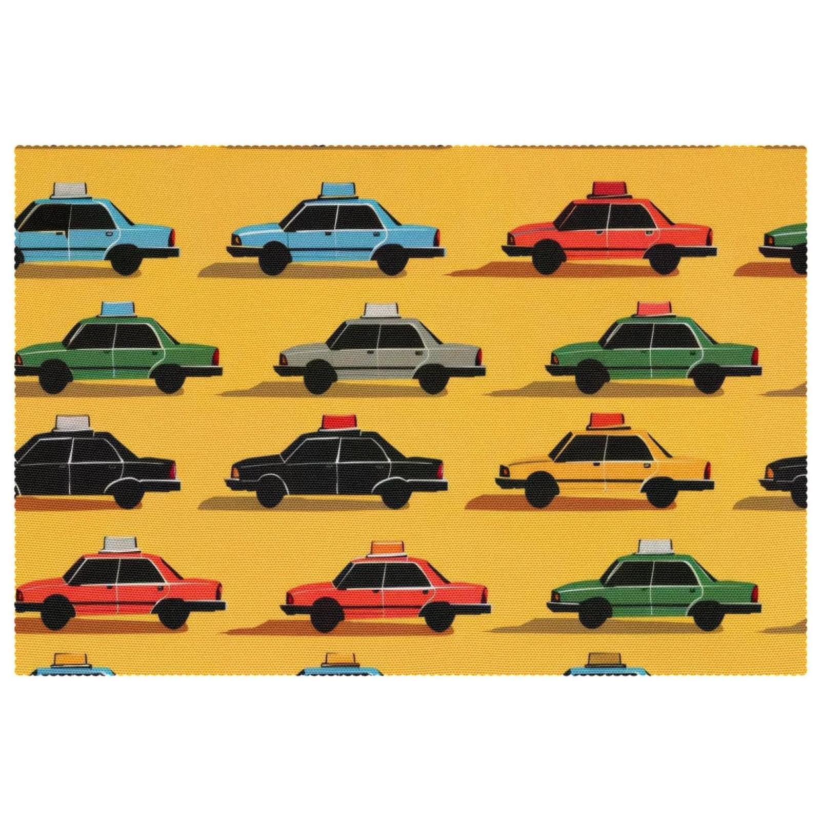 Sets de table taxi résistants à la chaleur et antidérapants lot de 6