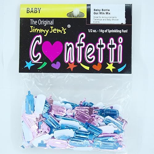 Miniatura 2 de Confeti Baby Bottle Pastel Mix - Paquete al por menor #9913 QS0