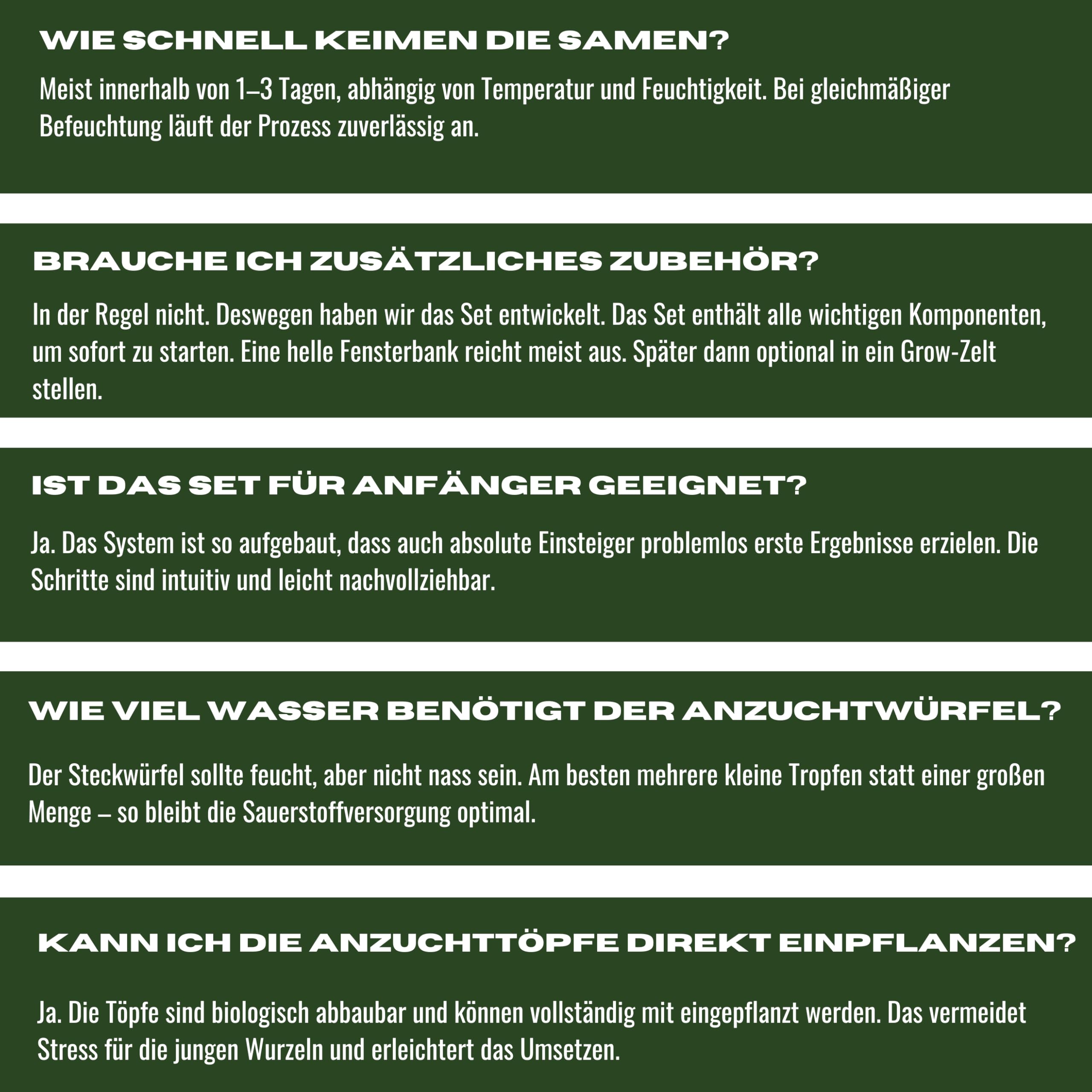 Cannabis Anbau Starter-Kit/Set für drei Gras/-Weed Pflanzen inkl. Anbauanleitung und Zubehör (3x Girl Scout Cookies Auto)