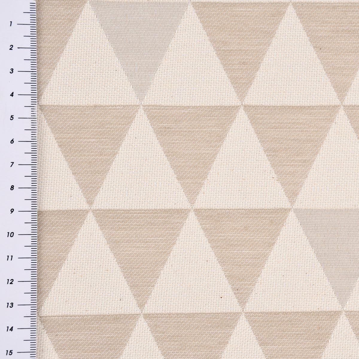 SCHÖNER LEBEN. Burlete Triángulo Retro Scandi Arena Beige Claro Varios Tamaños, Selección: 110 cm Longitud