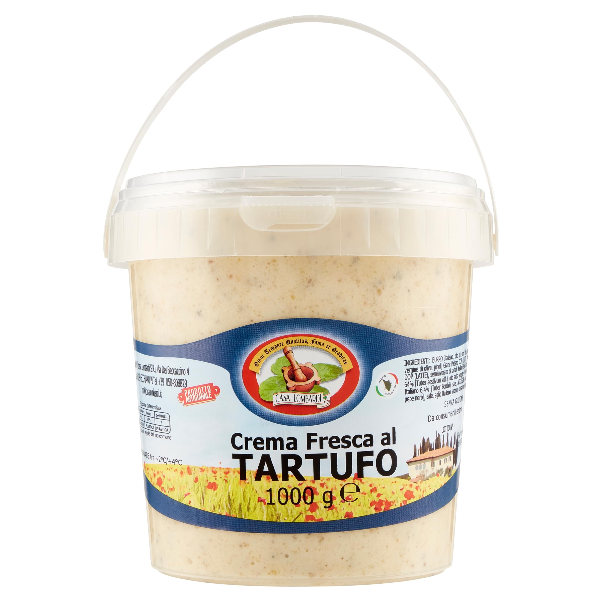 Trüffel-Creme, mit Frühlings- und Sommertrüffel - Crema fresco al Tartuffo, 1 kg