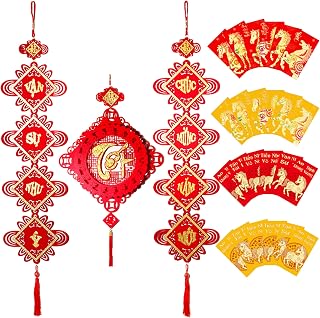 TET Decorations 2026 Vietnamese with 24 Red Envelopes Vietnamese Lunar New Year Decorations