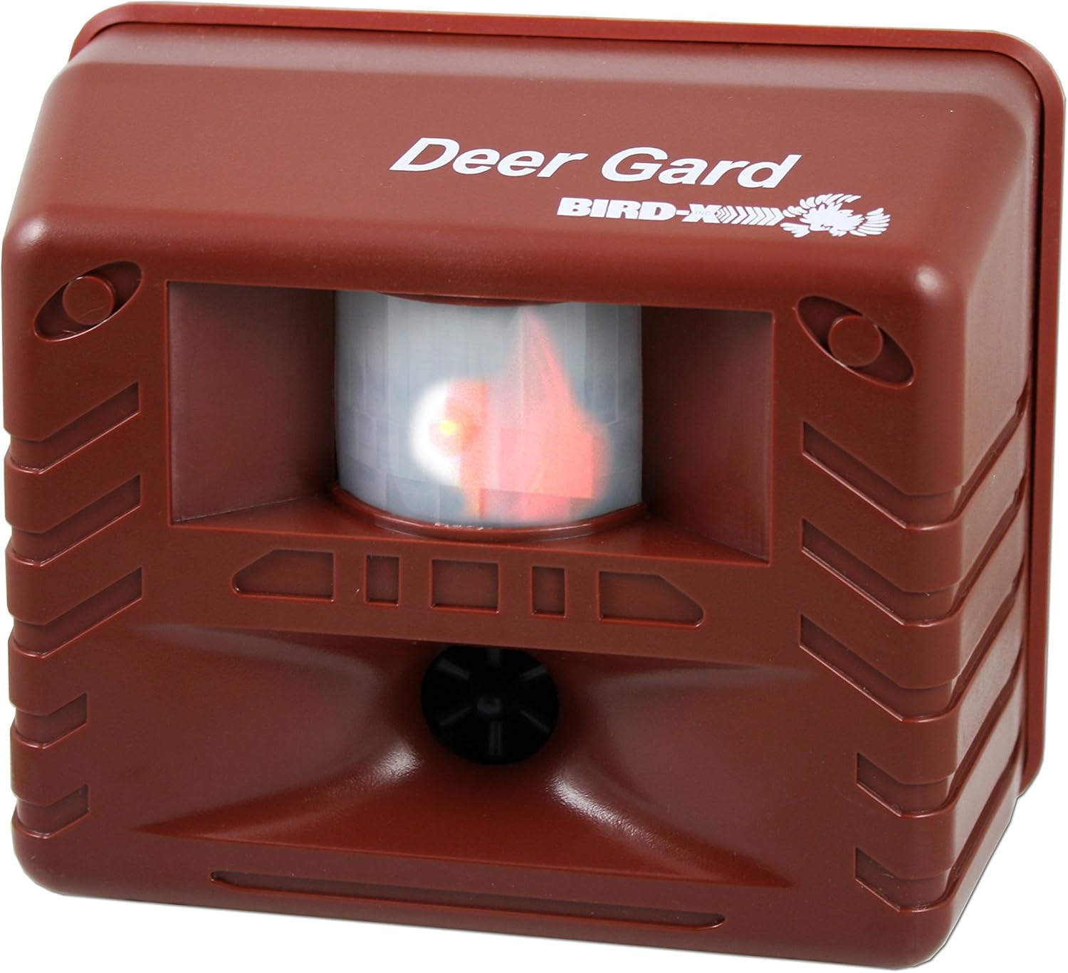 Bird-X Deer Gard, Ultrasonic and Motion-Activated Device to Mitigate Deer and Other Animals, Ideal for Outdoor Spaces, Easy to Install and Operate, Covers 4,000 sq. ft., 15–25 kHz Frequency Range