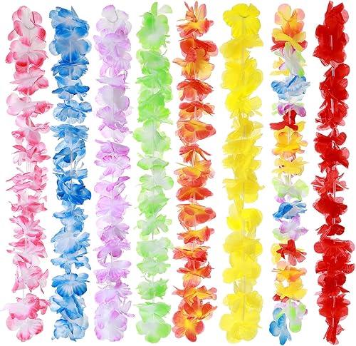 Miniatura 4 de 16 piezas de decoraciones hawaianas para fiesta, gafas de sol de Luau para fiesta, gafas de sol hawaianas Leis, gafas de playa, decoraciones de
