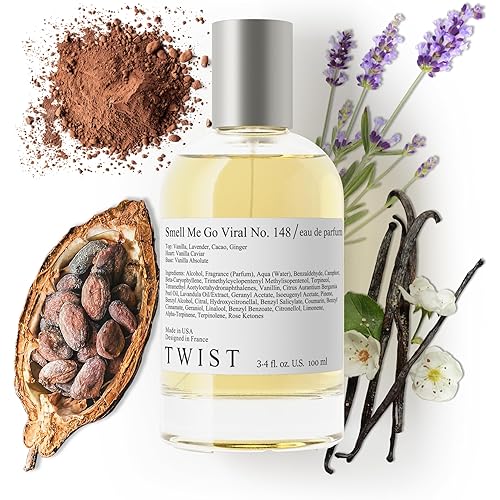 Twist Smell Me Go Viral No. 148 - Inspired by Burb. Goddess, Long-Lasting Perfume for Women, Vegan, Clean Ingredients, Vanilla & Lavender Fragrance – Spray 100 ml | 3.4 fl. oz.