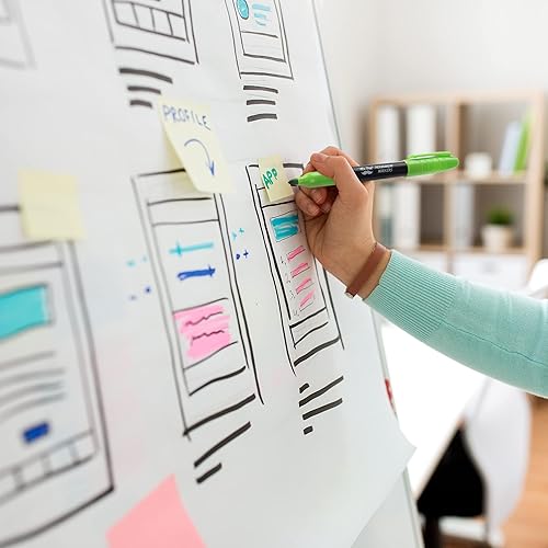 Miniatura 18 de Mr. Pen - Marcadores permanentes de doble punta, paquete de 12, negro, punta fina y ultra fina