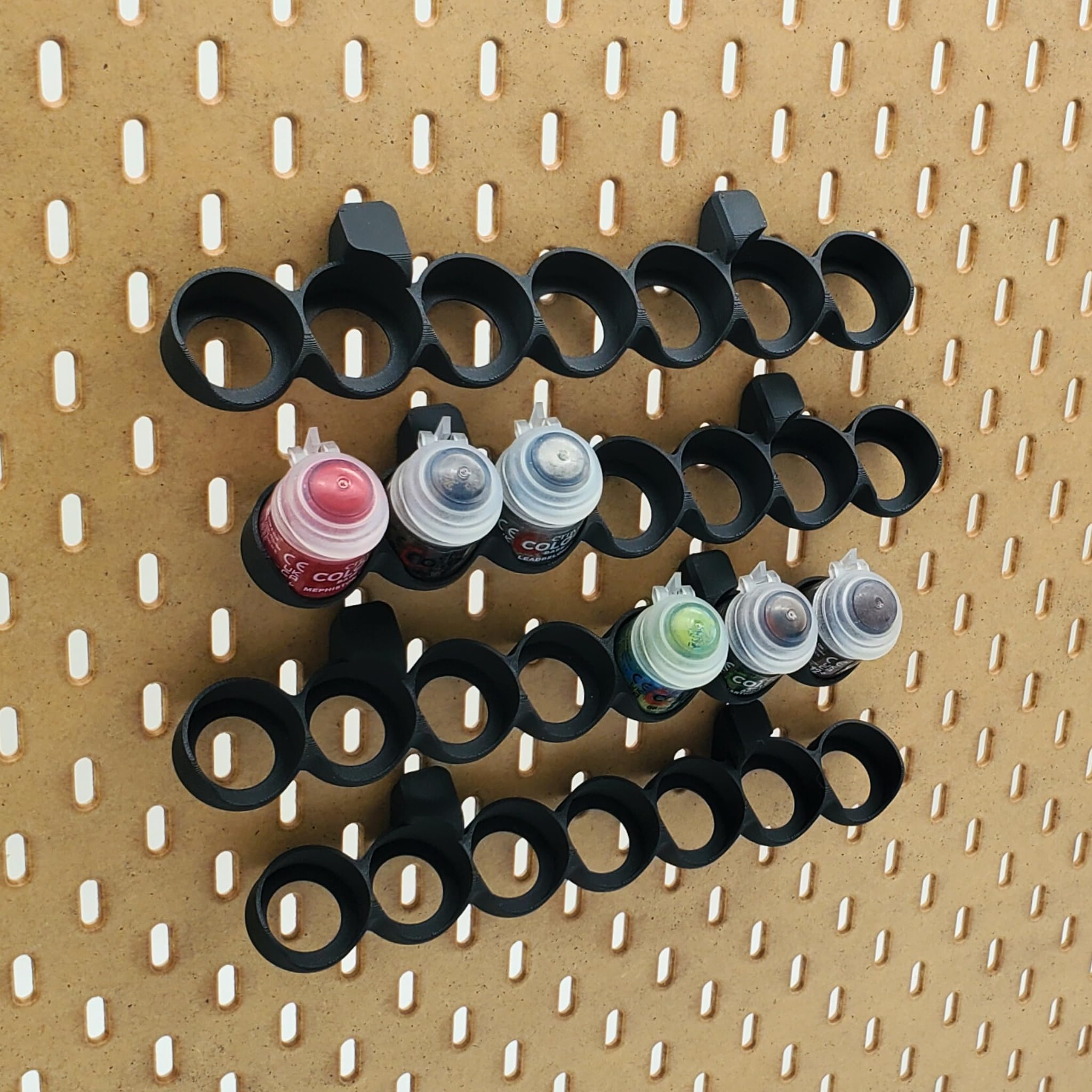 Amazon.com: 'Just Hanging' Pegboard Paint Pot Holder, Compatible