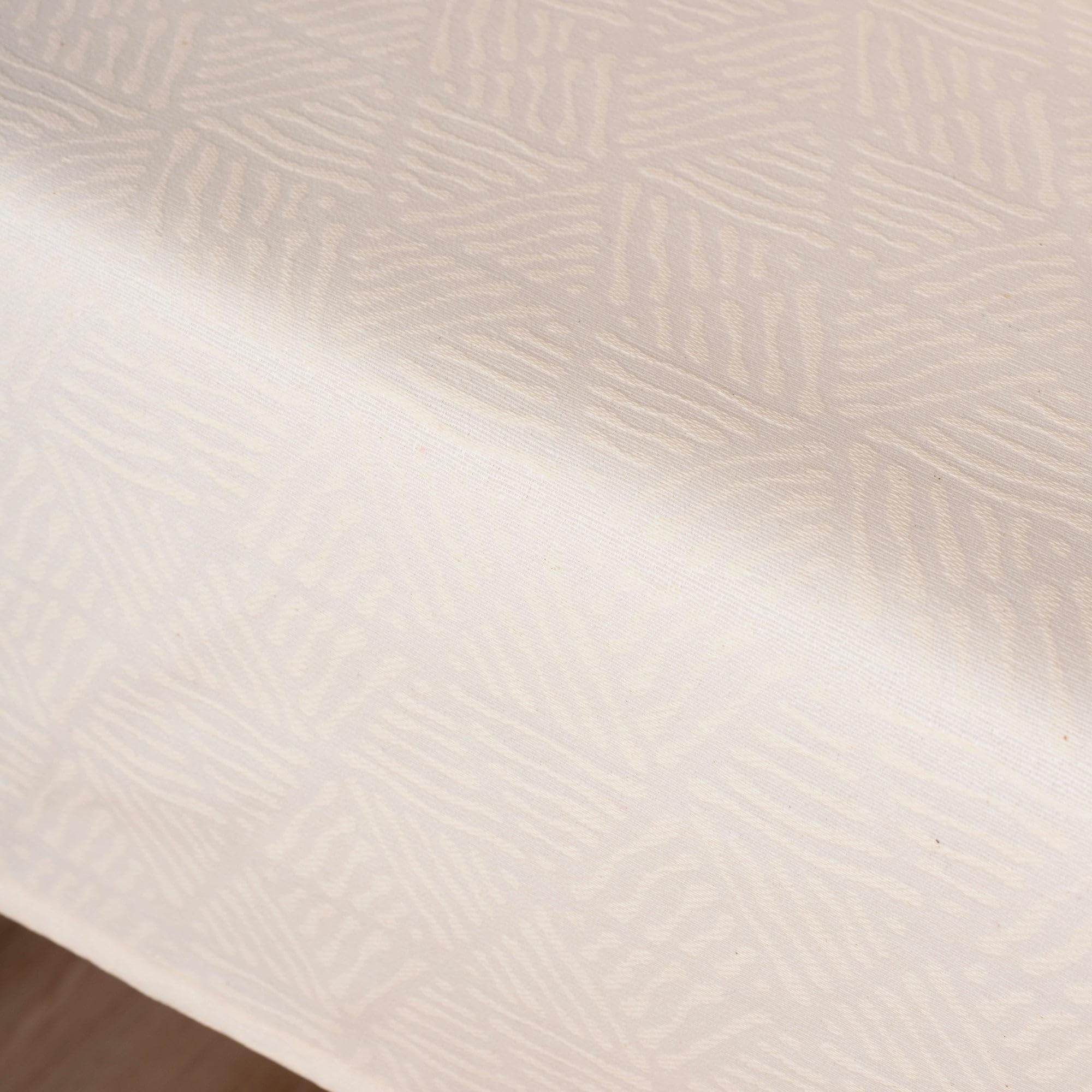 BELUM | Mantel Antimanchas Jacquard Tamaño 240x155 cm - Mantel Antimanchas Tacto Extrasuave Color Crudo - Mantel Tejido 70% algodón - 30% Poliester Modelo 31990C
