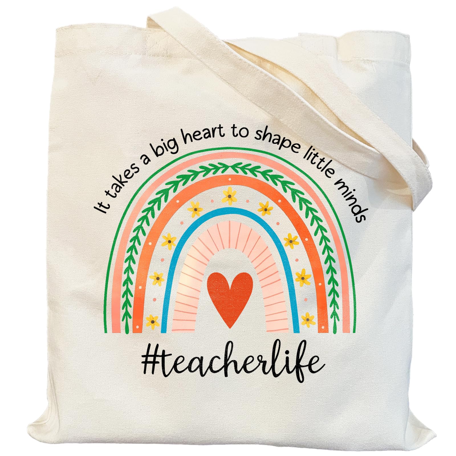 Teacher Gifts for Women Teacher Bag Canvas Tote Bag Thank You Gifts for Teachers