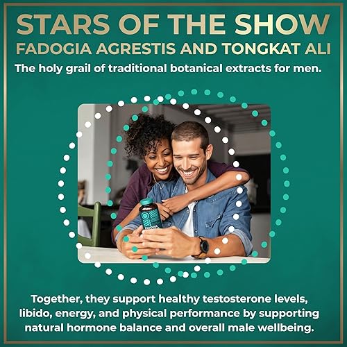 Miniatura 5 de Fadogia Agrestis y Tongkat Ali Suplemento – 600 mg Fadogia Agrestis para hombres, 500 mg Longjack Tongkat Ali, Ashwagandha Maca Fenogreco Complejo –