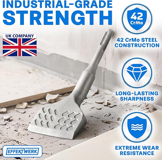 SDS Plus Chisel 165x75 mm Tile Removing Chisel, SDS Chisel Bits