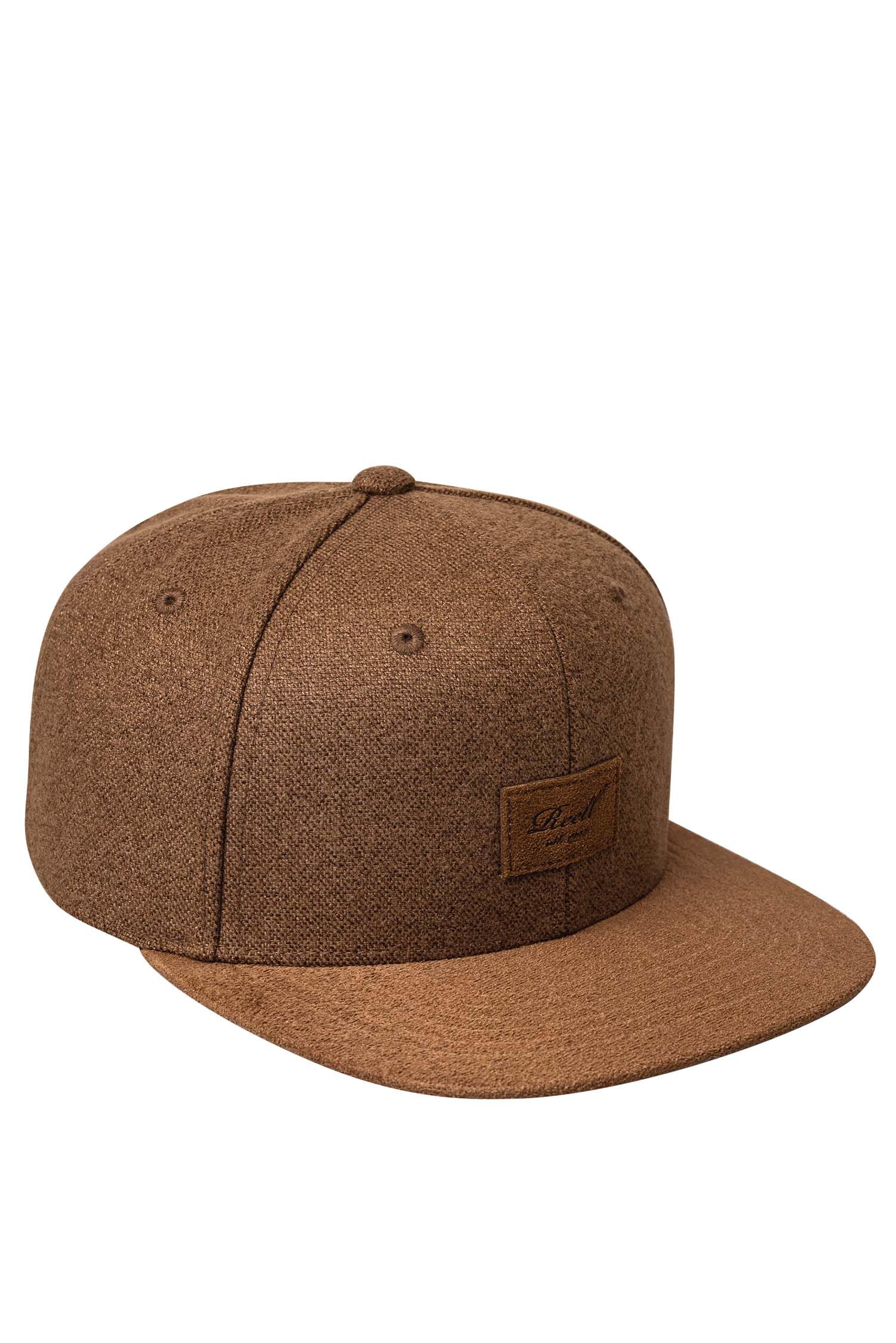 Reell Suede 6-Panel Cap, Latte Brown, One Size