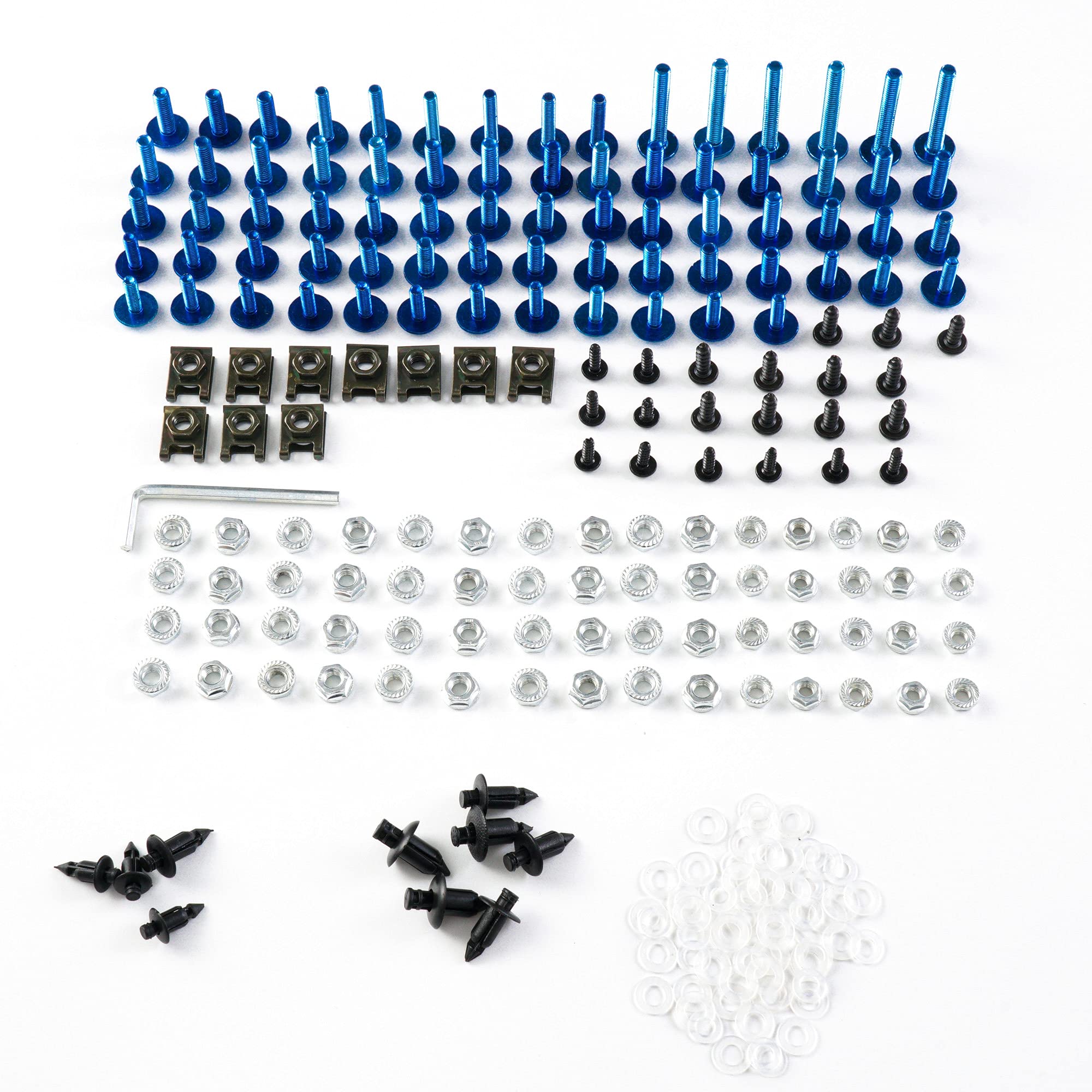 Amazon.com: Motorcycle Fairing Bolt Kit Complete Screws Mounting
