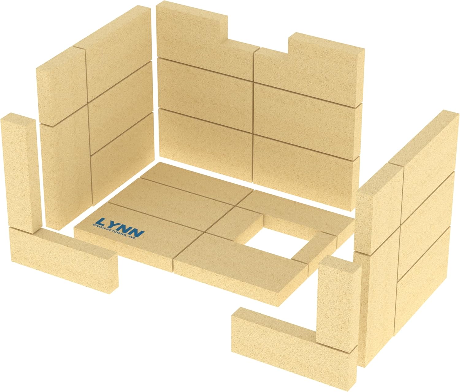 Lynn Manufacturing Napoleon 1100 Complete Replacement Brick Kit, W580-0001, 4000BK