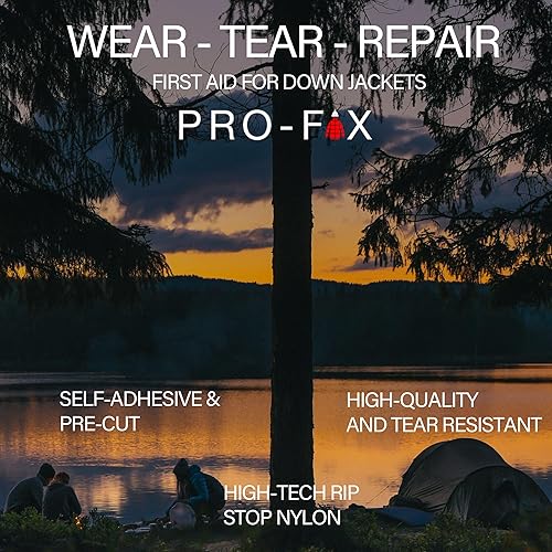 Miniatura 8 de PRO FIX Parches de reparación de chaqueta de plumón (autoadhesivo) (gris oscuro)