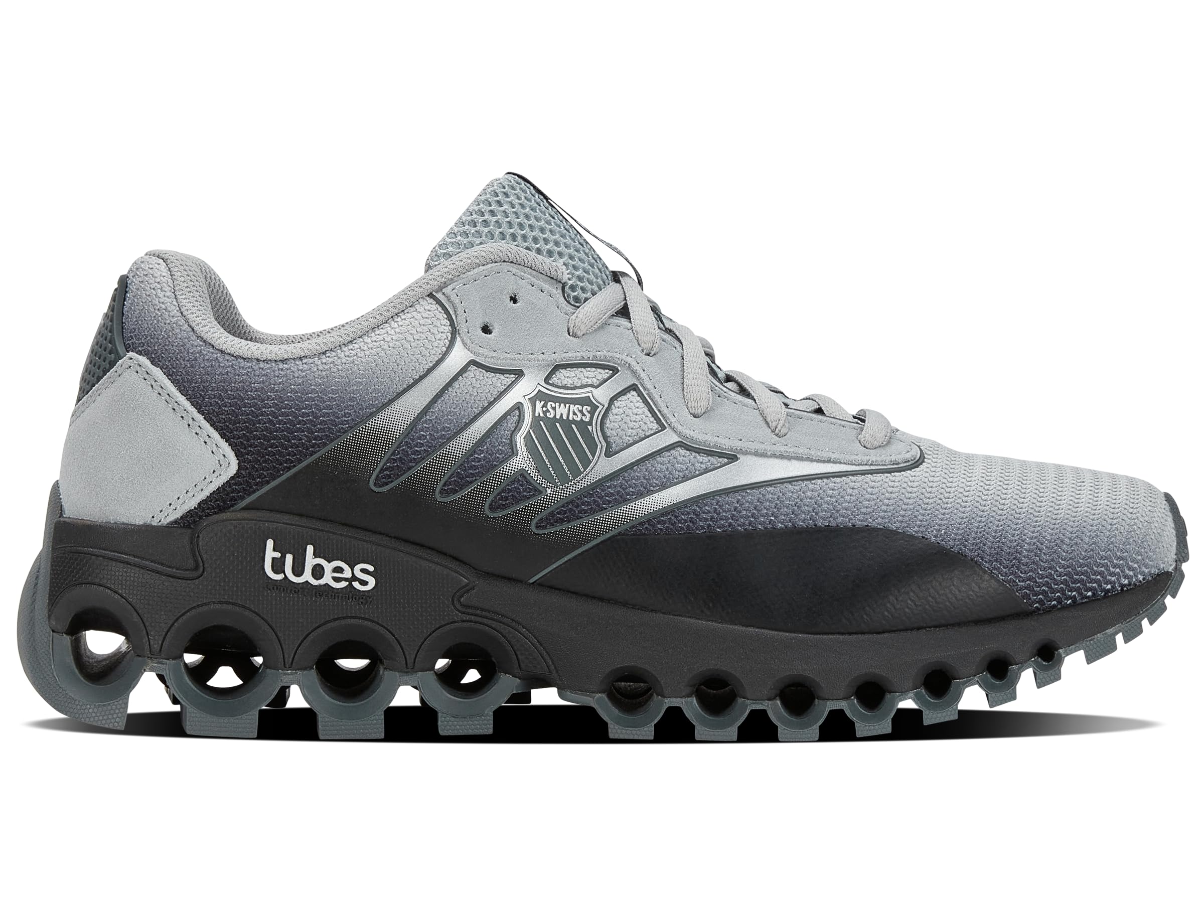 K-Swiss Men's Tubes Sport Training Shoe, Highrise/Black/Urban Chic, 10.5 M