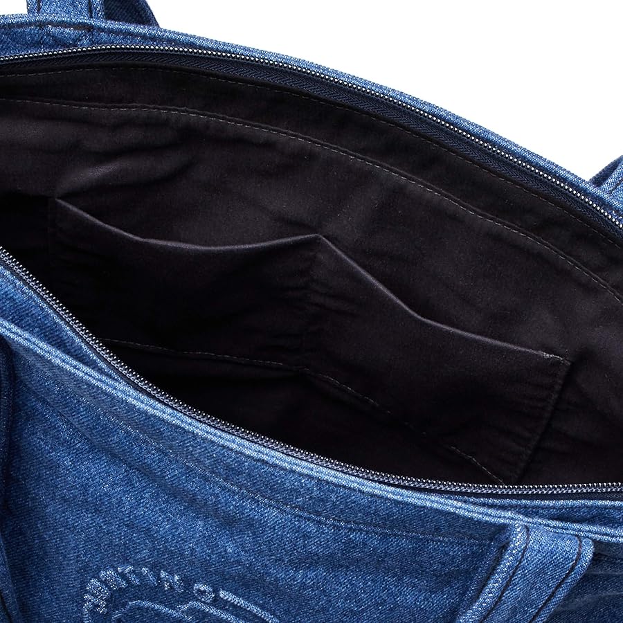 大容量 ハンティングワールド メッセンジャーバッグ デニム ロゴ USA