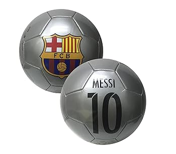Amazon | メッシ署名サッカーボール、サイズ# 5、FCバルセロナ