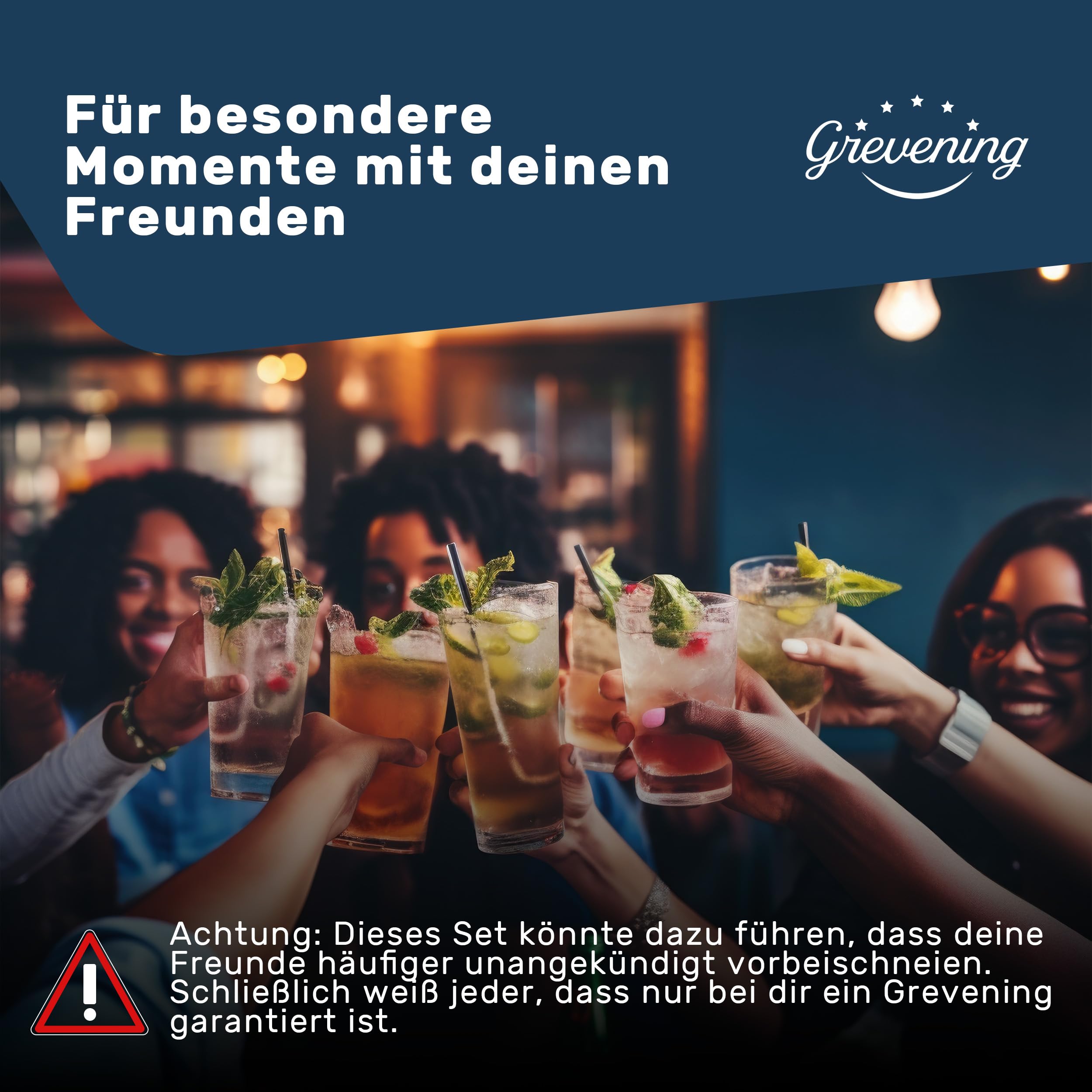 Shaker à cocktail 16 pièces dans une boîte en bois pratique et élégante, superbe emballage cadeau avec livre de recettes pour débutants et professionnels, acier inoxydable 304 de qualité