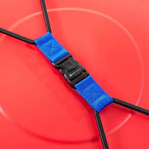 Miniatura 8 de ZONDER® Cerradura para cubo de basura, cuerda elástica para exteriores, para mapaches, animales, patio ordenado, cerradura de cubo de basura de oso,