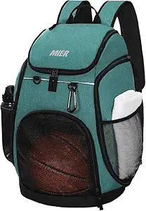 MIER Gym Backpack 40L Basketball Backpack with Ball Compartment & Shoes Storage Multi-Functional Sports Soccer Bag Large Equipment Back Pack Volleyball Backpacks for Men Women product image