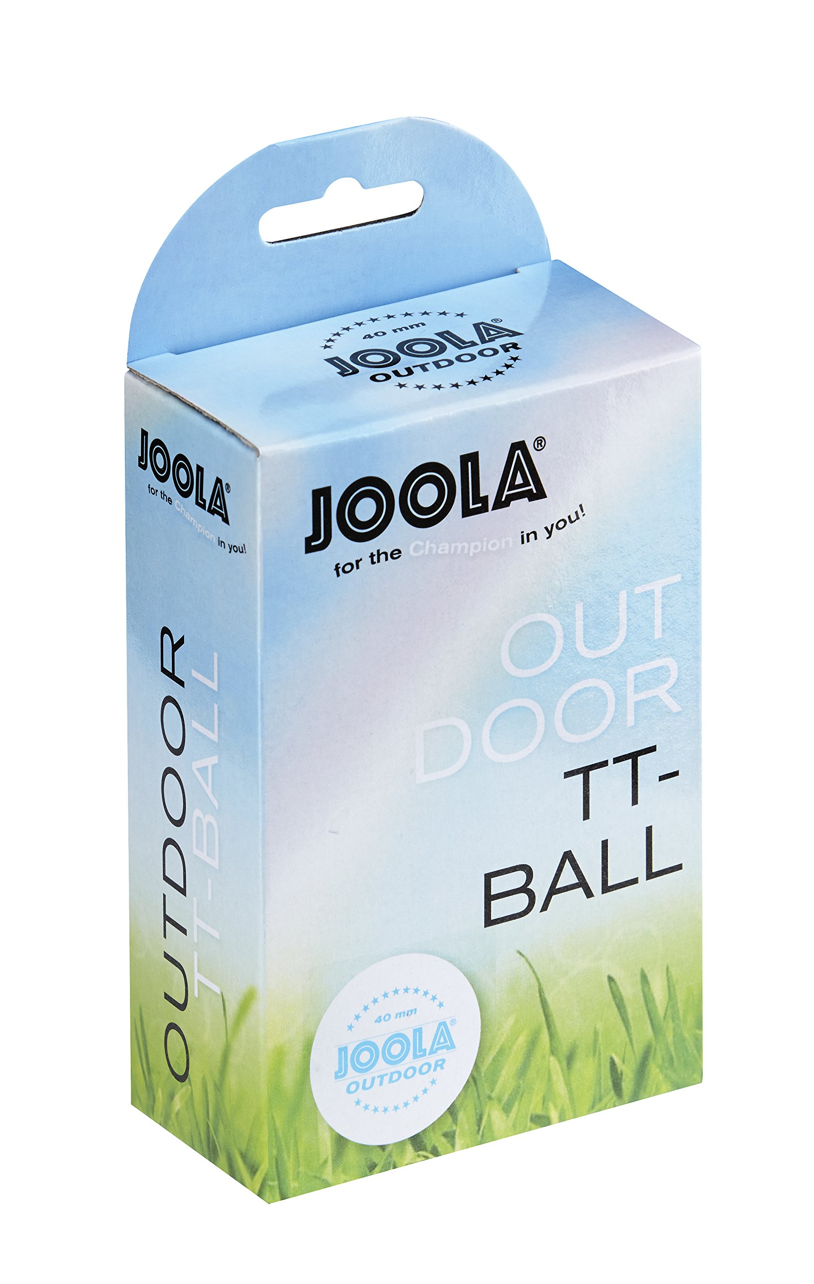 Joola – Pelotas de tenis de mesa exterior – Bolas de Navidad (6 unidades), color blanco