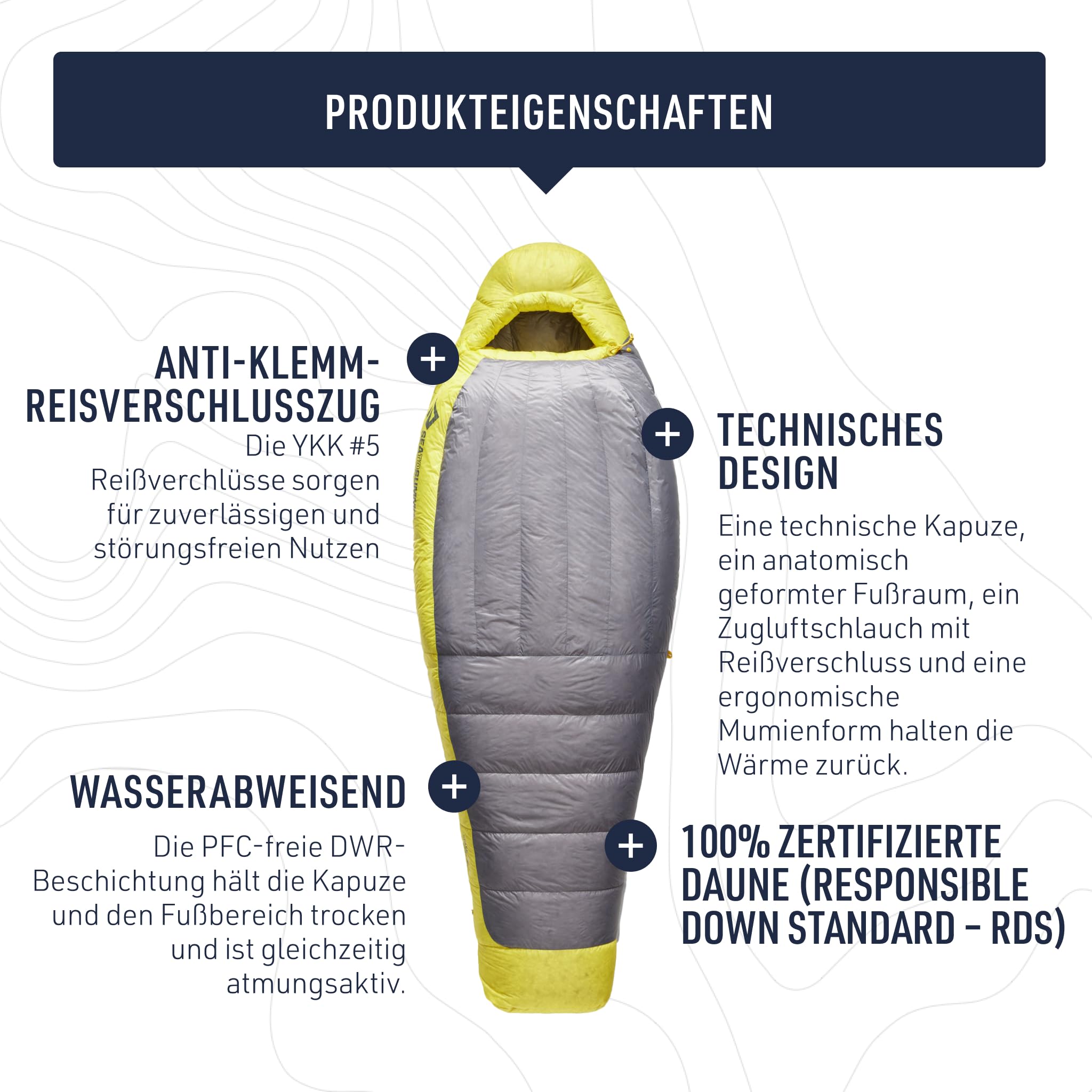 Sea to Summit Spark Ultraleichter Daunenschlafsack für Damen