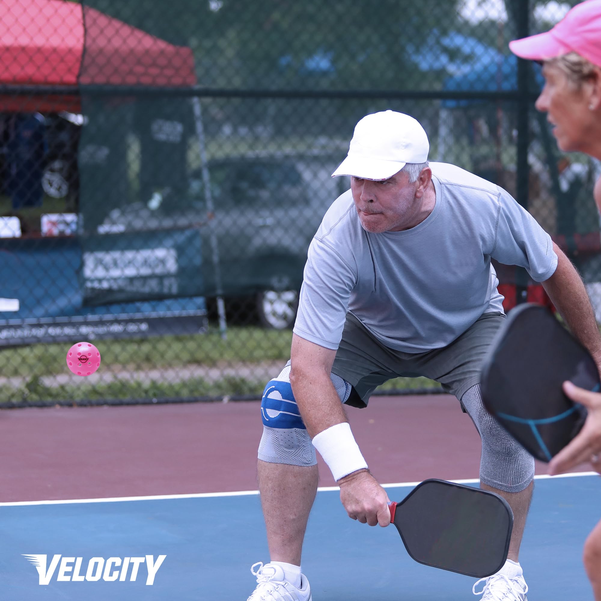 Velocity Pickleballbälle für den Außenbereich, USAPA-zugelassen, offizielle Größe und Gewicht, 40 Löcher