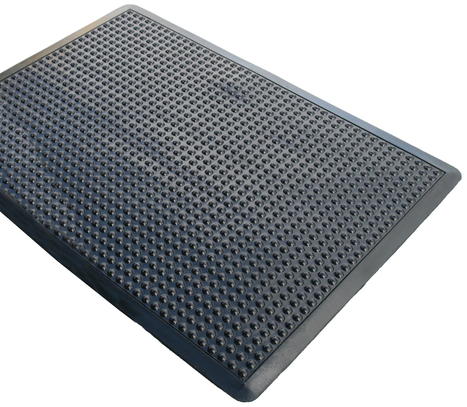 Rhino Mats UD3648S Ultra-Dome Workstation Anti-Fatigue Mat, 3' Width x 4' Length x 1/2 Thickness, Black