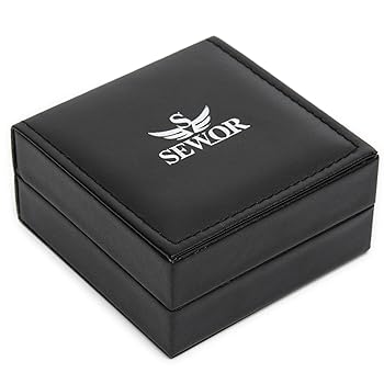 Orologio Da Taschino Meccanico A Carica Manuale SEWOR - Stile Classico Con Catena E Scatola Regalo - Foto 5