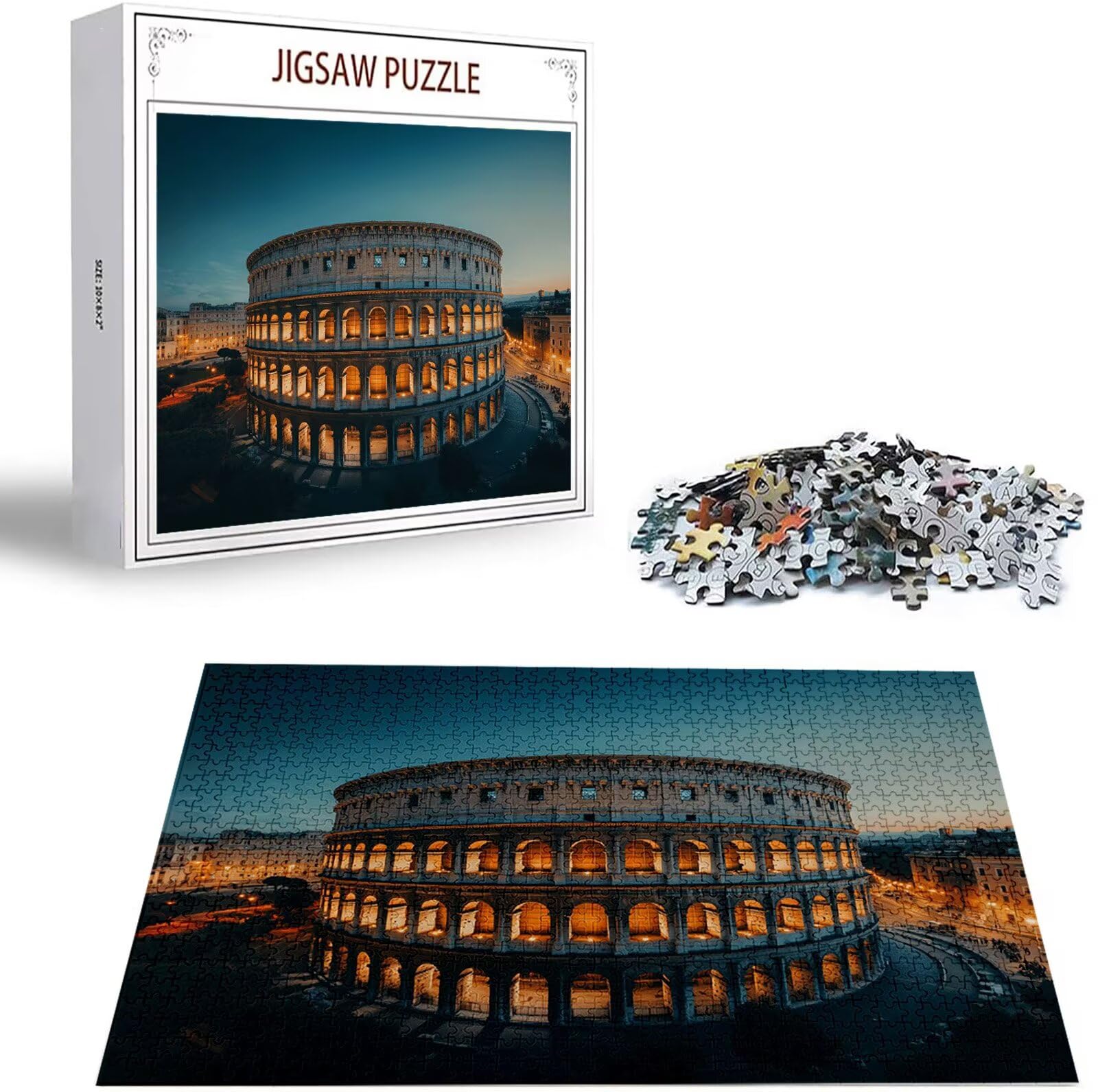 Puzzle 5000 Pezzi, 3 4 5 Anni Puzzle Sogno 6 7 8 Anni Giochi Educativi Sostenibili Con Motivi Per Adulti Da Gioco in Legno Di Alta Qualità Jigsaw Castello per Gioco Familiare, 2026 Regalo Natale H-143