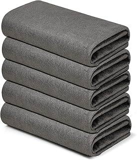 MUAECH 5Pcs Thickened Magic Cleaning Cloth,2023 New Microfiber Cleaning Cloths,All-Purpose Lint Free Cloth,Reusable Microfiber Towels,Streak Free Cleaning Rags for Window,Mirror,Glass,Car,Kitchen-Gray