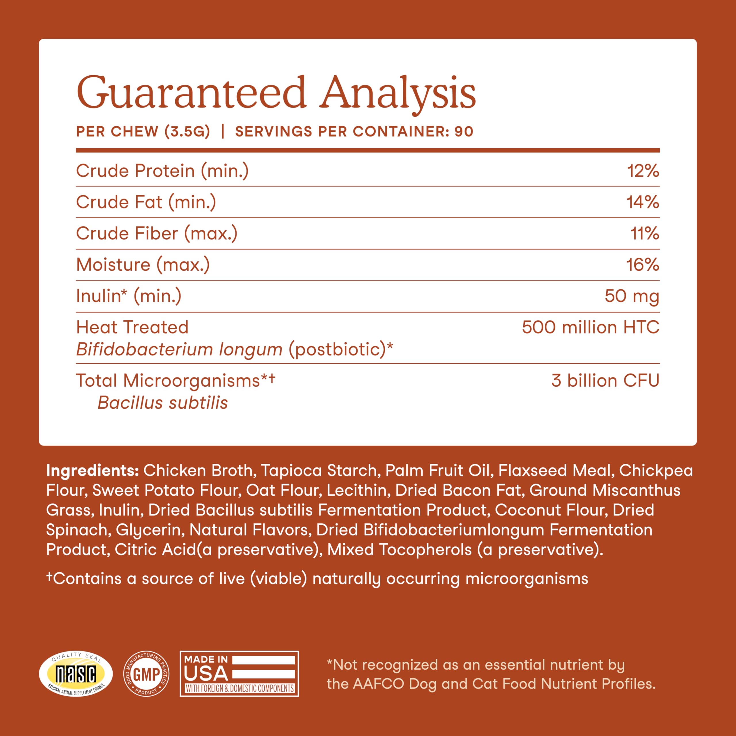 Fera Pets Probiotics for Dogs with Prebiotics and Postbiotics - Full Spectrum Gut Health Support - Promotes a Balanced Gut Microbiome - Boosts Immune Health - 90 Soft Chews - image 6