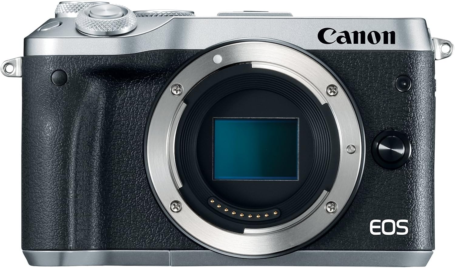 Canon EOS M6 Body (Silver) (Renewed)
