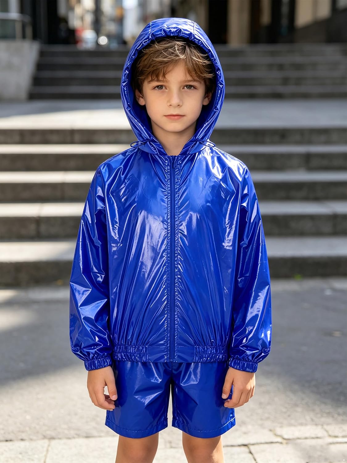ACSUSS Kids Lightweight Raincoats for Camping Trip Education