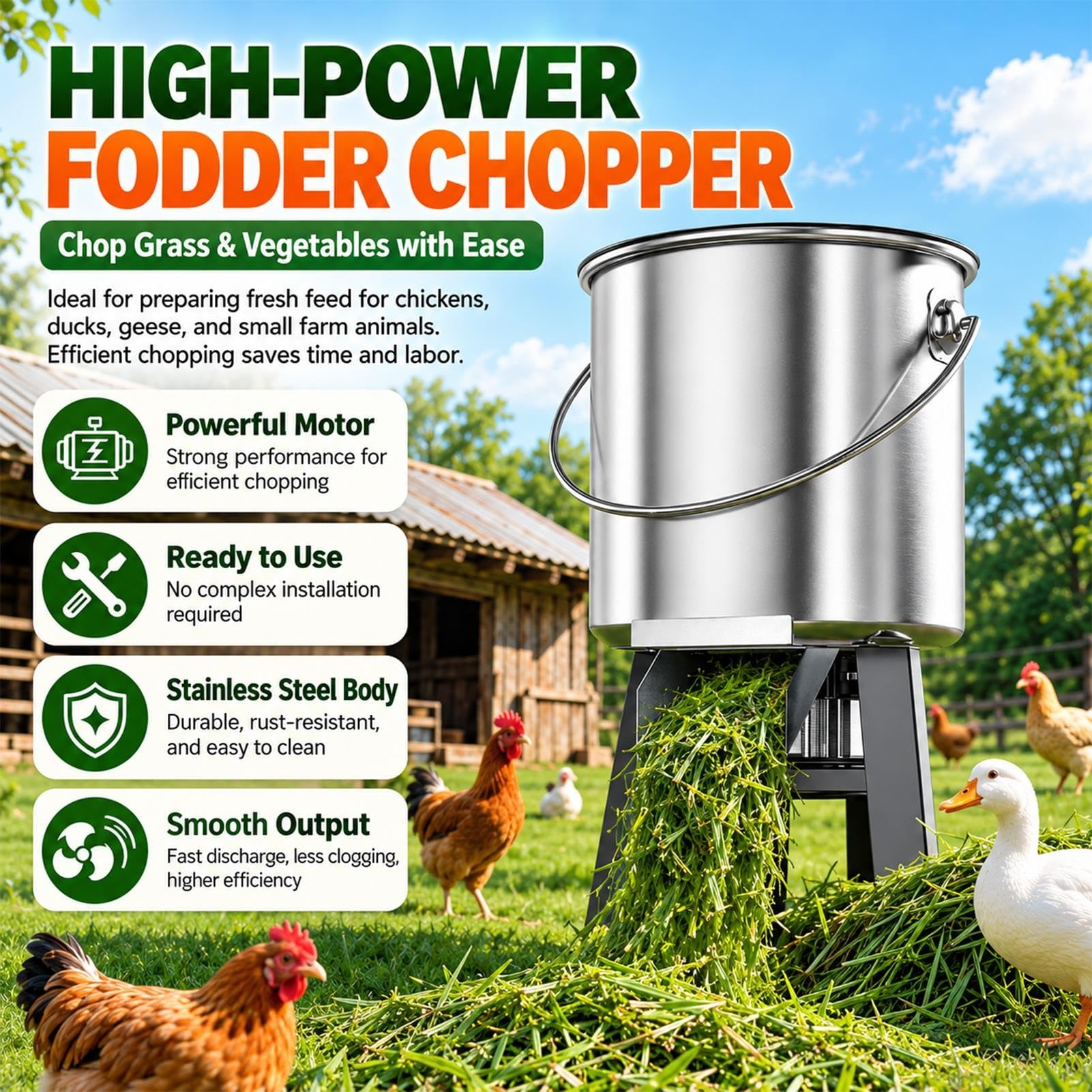 Picadora Comercial de Alimentos Vegetales,Procesador de Alimentos 1000W