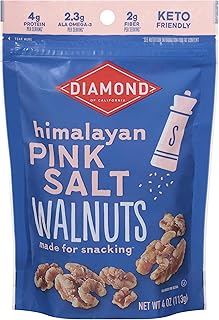 Diamond of California Himalayan Pink Salt Walnut Snack Nuts, 4 oz.