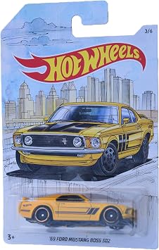 Hot Wheels Detroit Muscle '69 Ford Mustang Boss 302 Diecast Car