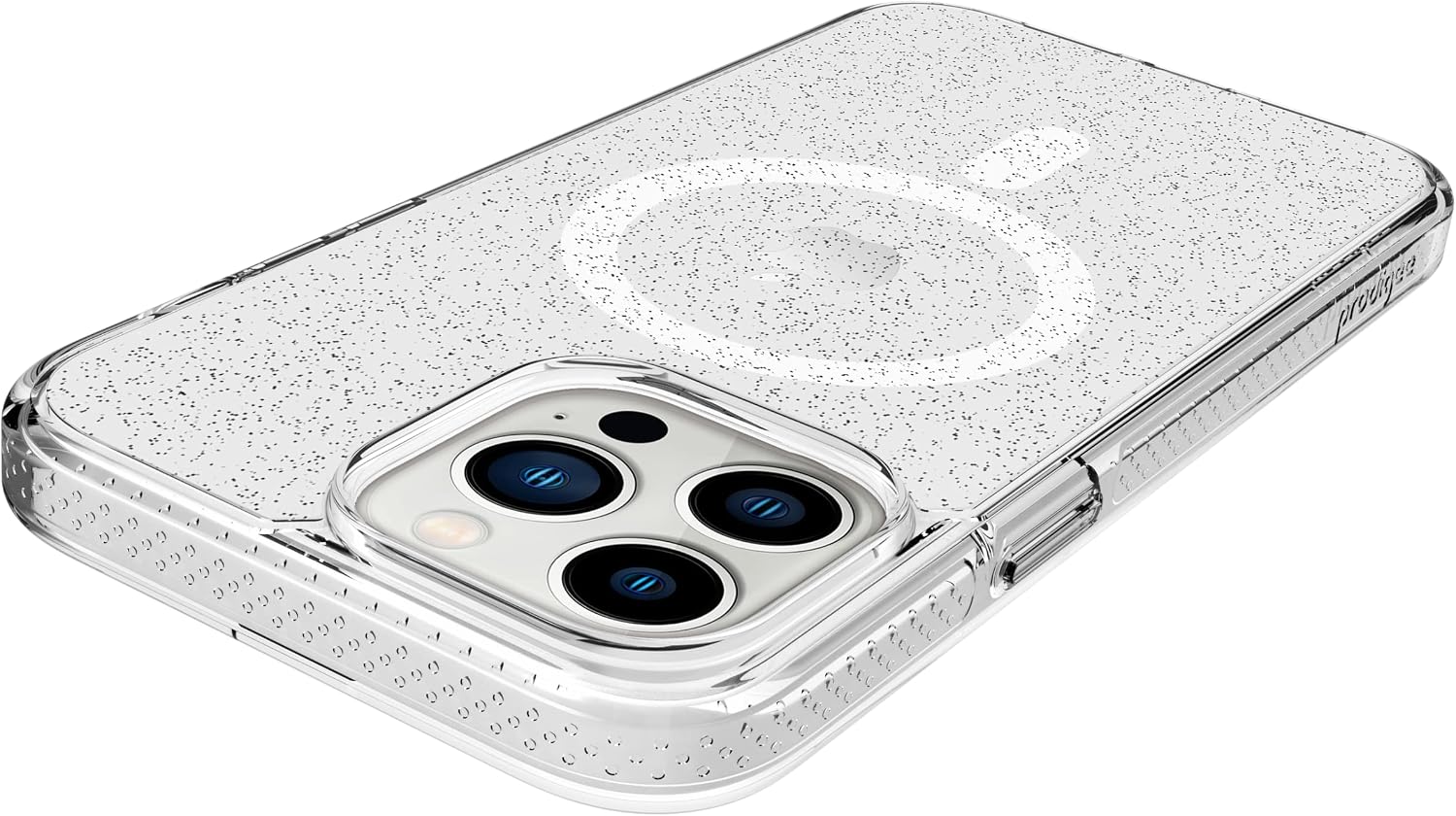 Prodigee iPhone 14 Pro Max Superstar Clear + Mag|Sparkle Glitter Transparent|Drop Tested |Dual Layer Cover| Wireless Charging Compatible|Shockproof |Scratch Resistant | 6.7 inch |