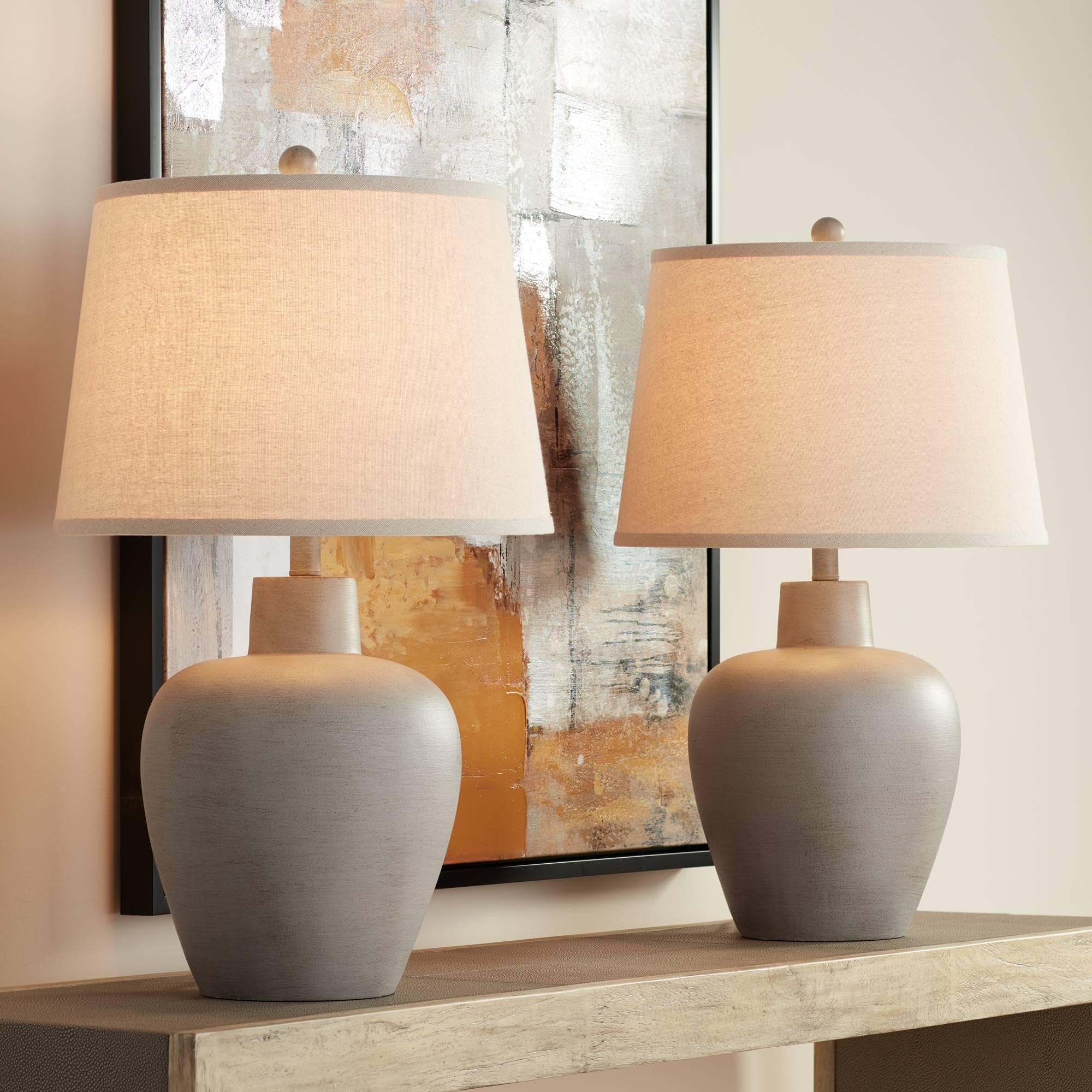John Timberland Chico 27" Tall Modern Southwest Rustic Table Lamps Set ...