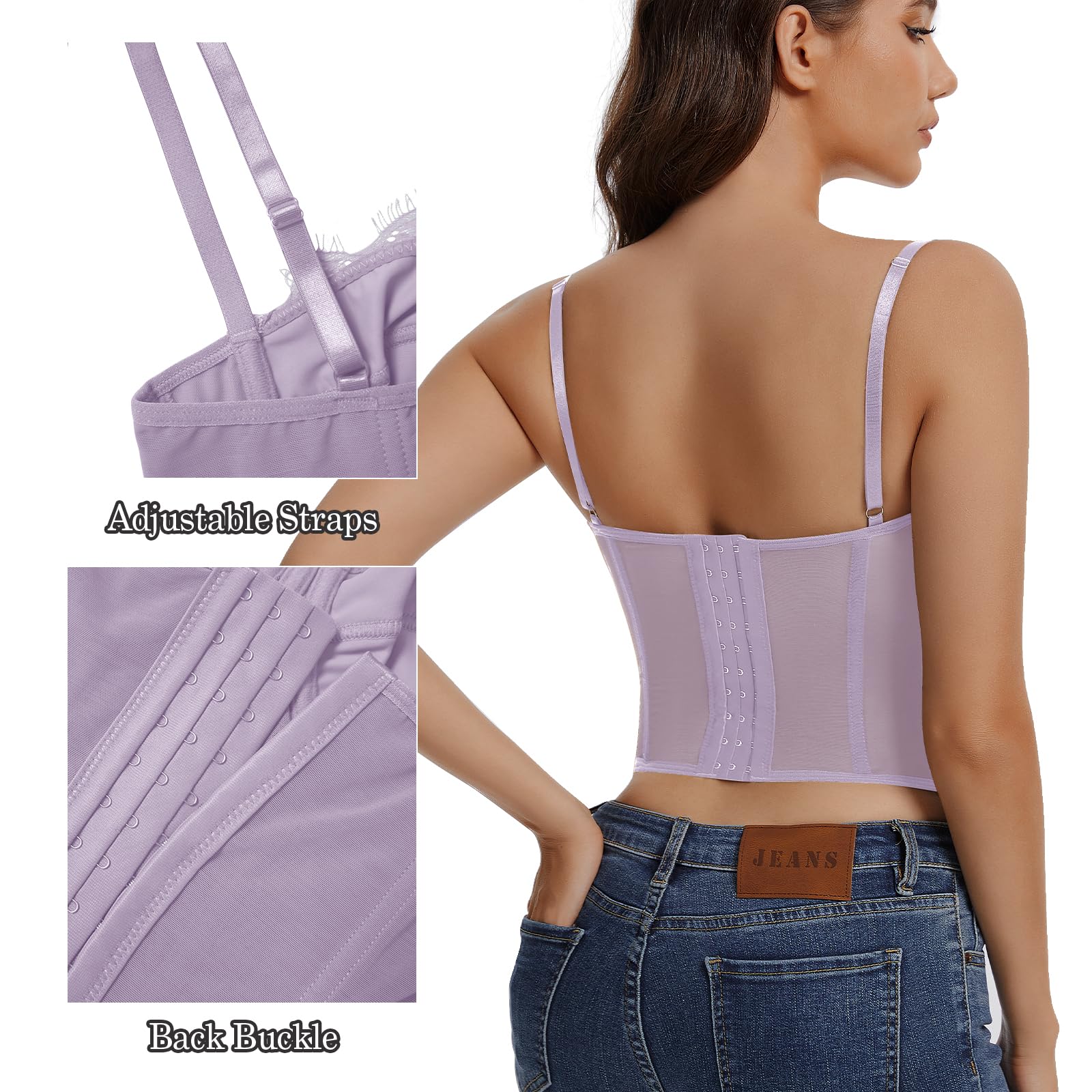 Chub - Pantaloncini da donna in pizzo, per sotto, gonna, abiti