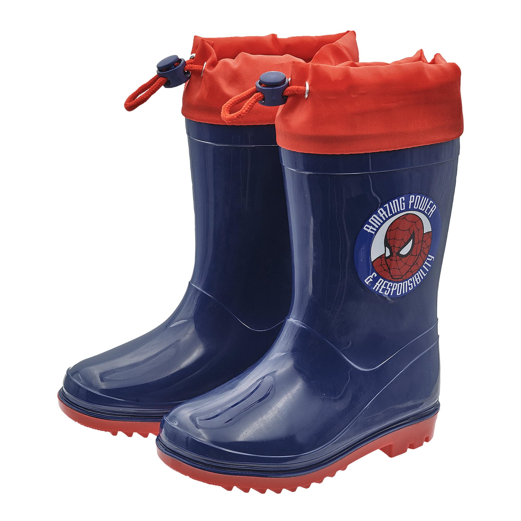 Chicco, Stivali Pioggia Bambino, Stivaletti Bimbo, con Simpatica Stampa di Spider Man, Comodi, Leggeri e Flessibili, Scarpe Bambino e Ragazzo, Designed in Italy