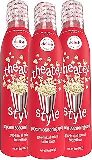 Winona Pure Popcorn Butter, Theater Style 5 Ounce (3-Pack) | Delicious Popcorn Spray with 0 Calories per Serving, Perfect ...